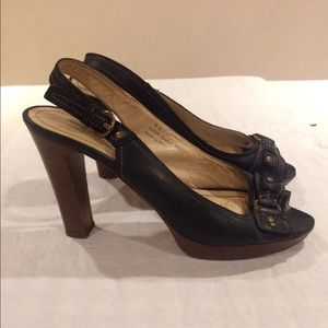 {Coach} Evelyn Slingback Heels sz 9.5